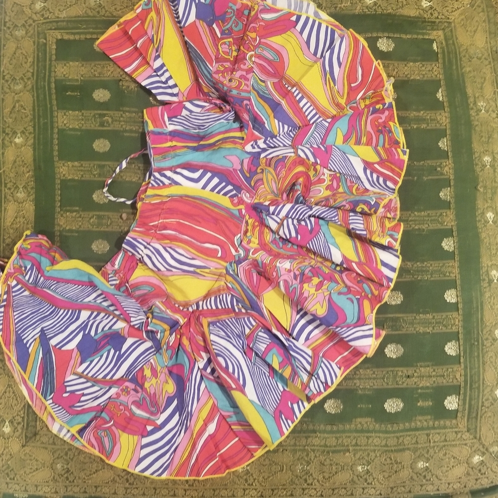 Boho shirt and skirt set size 6 (like new) - Picture 7 of 9